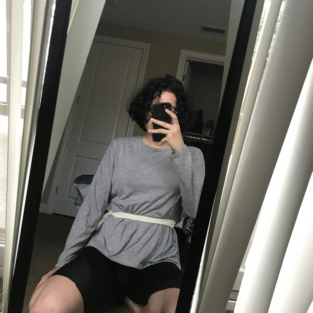 Pull & Bear gray long sleeve